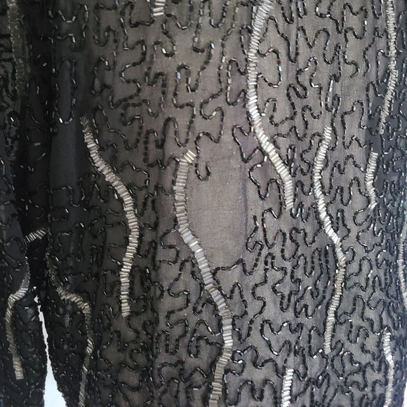 Vintage Beaded Semi-Sheer Cardigan (M/L) - Picture 11 of 16